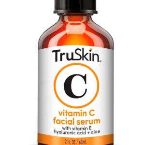 TruSkin Vitamin C Serum for Dark Spots & Wrinkles – Vitamin C, Hyaluronic Acid, Vitamin E – 2 fl oz